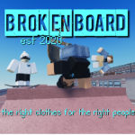 broken board
