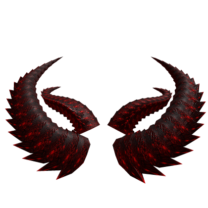 Red  Dragon Spiked Horns Roblox item