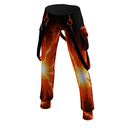 Orange Colorshock Pants