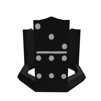 Royal Black Domino Crown [⚠️1500 Copies] Roblox item
