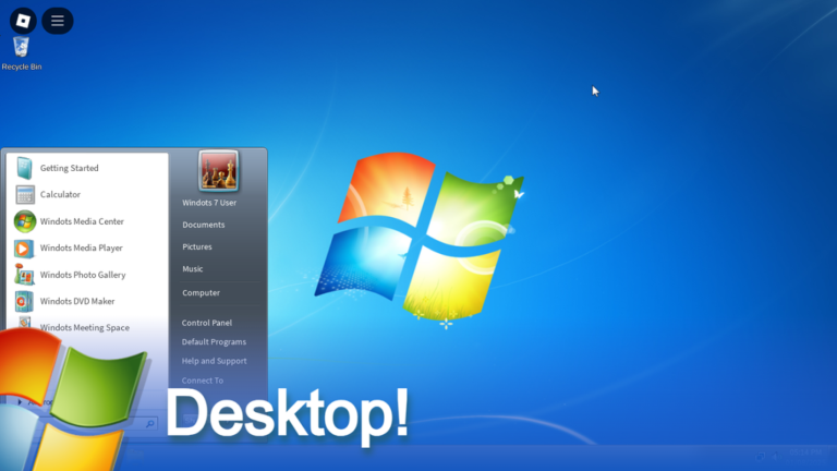 Windows 7 Simulator screenshot 1