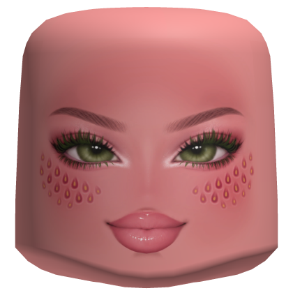 Strawberry Smile Baddie Makeup