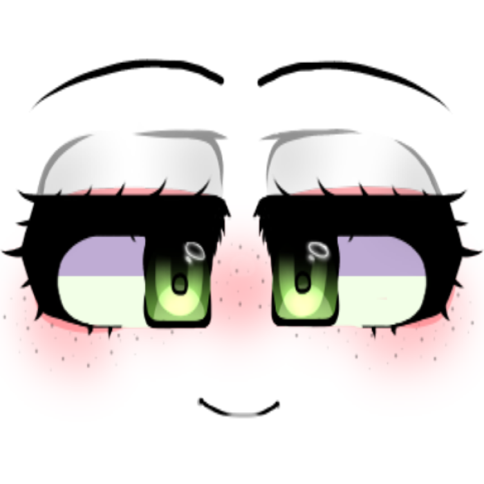 Anime Face // chill Roblox decal