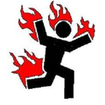 i lite people on fire