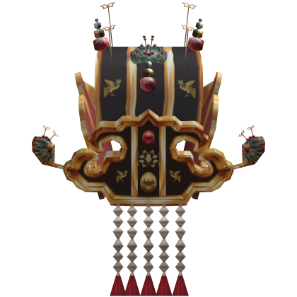 Traditional Korean Ornate Crown Hairpin Hwagwan