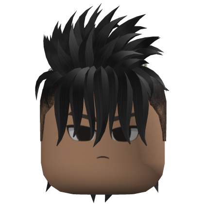 Spiky Mohawk Hair (Black)