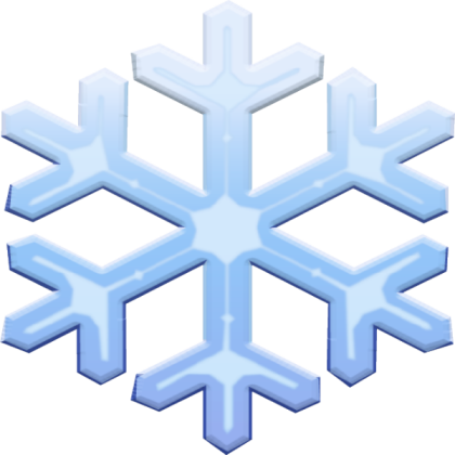 Snowflake Emoji Roblox decal