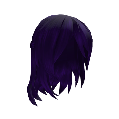 ♡ Messy Cute Braid Hair - Dark Purple
