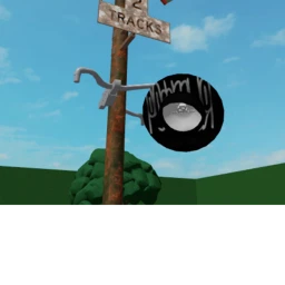 Abandoned railroad crossing icon