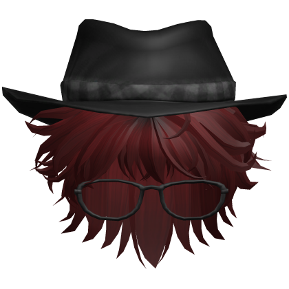 Emo Hair With Old Hat Y2K Style Roblox item