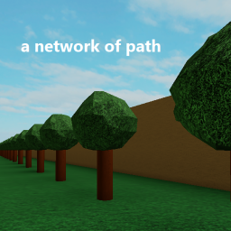 a network of path icon