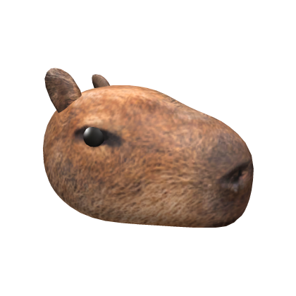Realistic Capybara Head