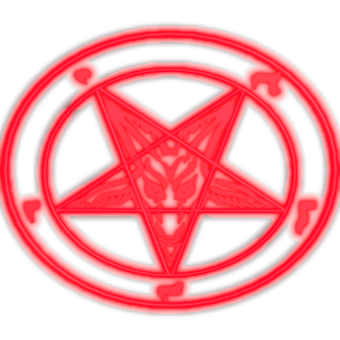 [emissive] sigil of baphomet floor aura pentagram