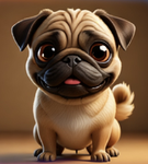 Joyful pugs!