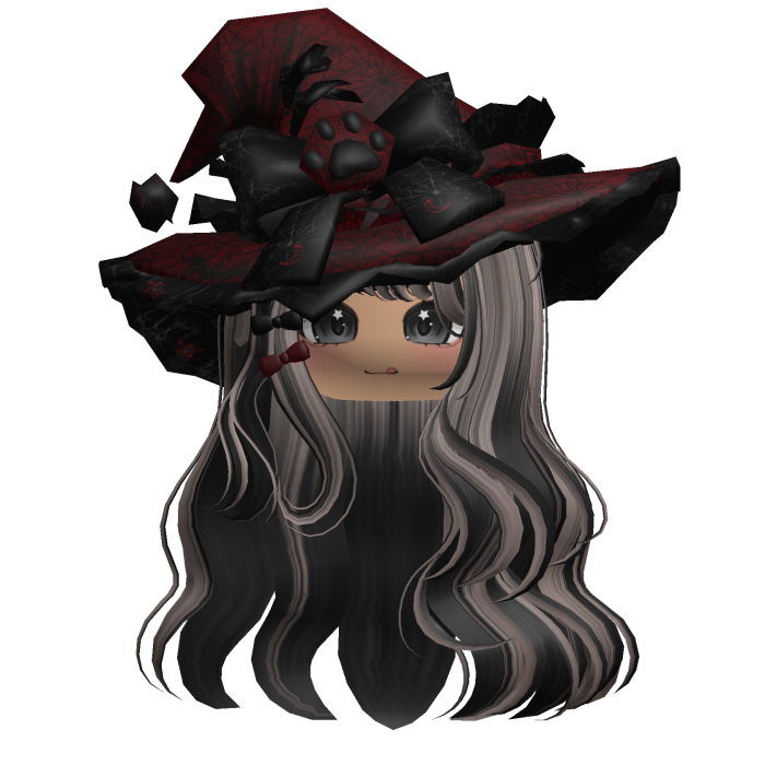 Black&Ash Kawaii Witch Halloween Hair