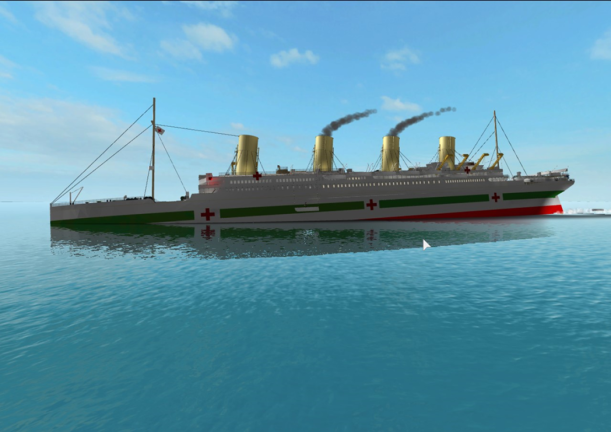 HMHS Britannic Real-Time Sinking (Read DESC) screenshot 2