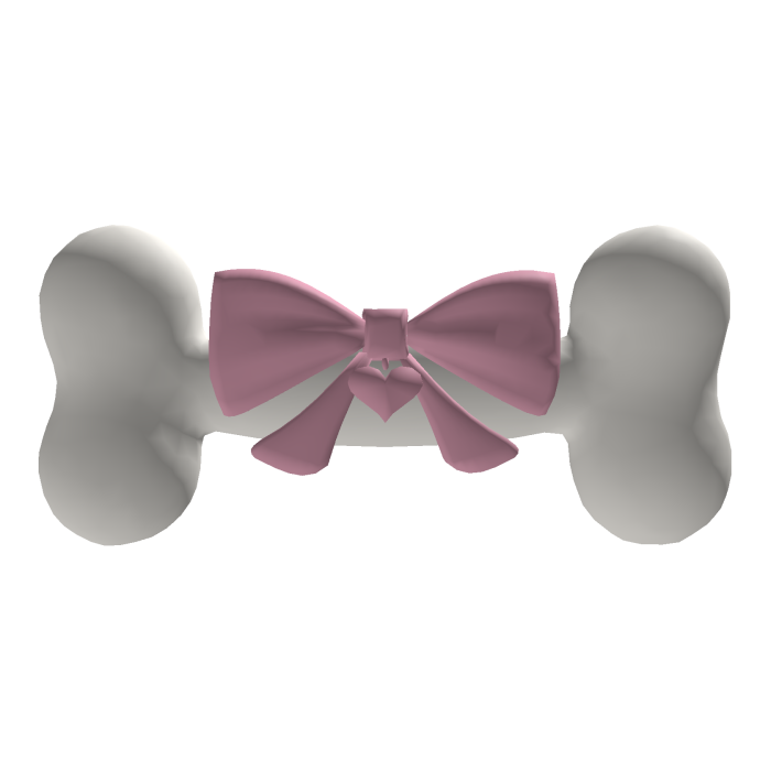 woof woof ! pink puppy bone !