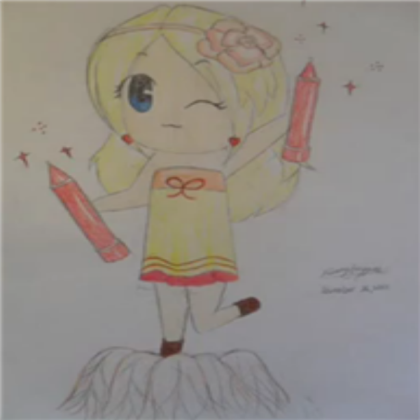 A Chibi Roblox decal