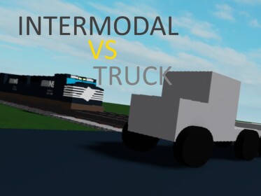 Intermodal Train Vs. Truck