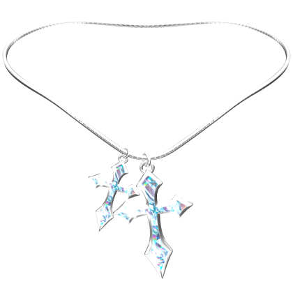Diamond Cross Chain Necklace Roblox item