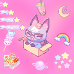 Preppy and Kawaii friend group