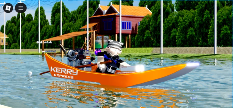 Thailand Land Boat Racing
