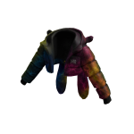 Rainbow Puffer Jacket By V4R