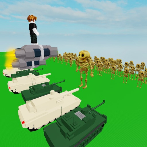 Skeletons vs Army official Roblox game thumbnail