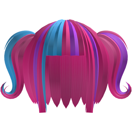 🦄 ⭑ Spectral Gothic Pigtails || Pink Blue Purple
