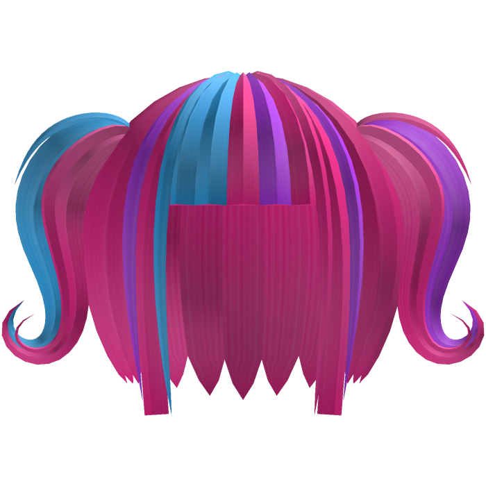 🦄 ⭑ Spectral Gothic Pigtails || Pink Blue Purple