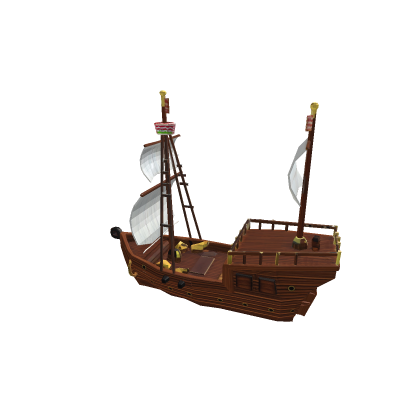 Boat Galleon Ship Flag. No scripts. 