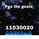 Pgs the goats