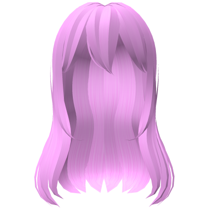 Bright Pink Preppy Girl Long Hair Roblox item