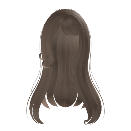 Long Soft Siren Waves Hair Light Ash Brown Anime Roblox item