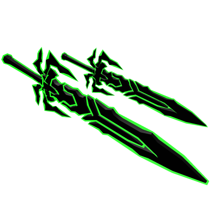 Dual Green Demon Void Sword