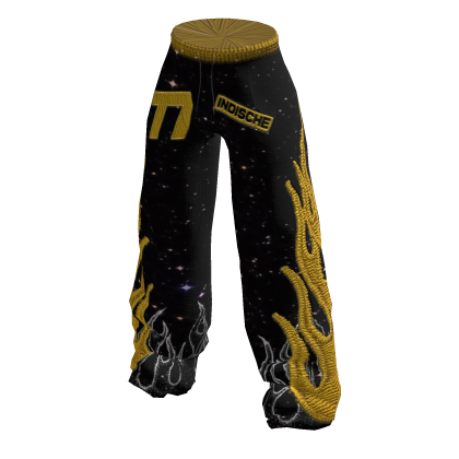 Indische Yellow Fire Y2K Baggy Pants 5% thumbnail