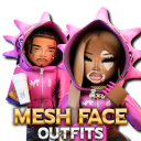 [NEW] MESH FACE BADDIE DRIP OUTFITS