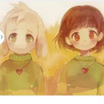 Asriel and Chara UwU