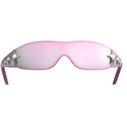 Y2K Raised Star Glasses (Pink)