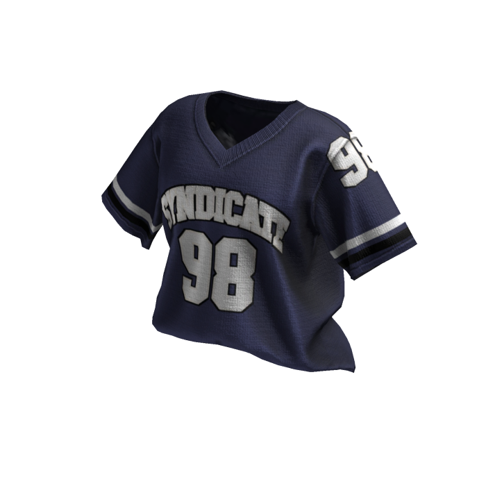 Stylish Jersey (Dark Blue White)
