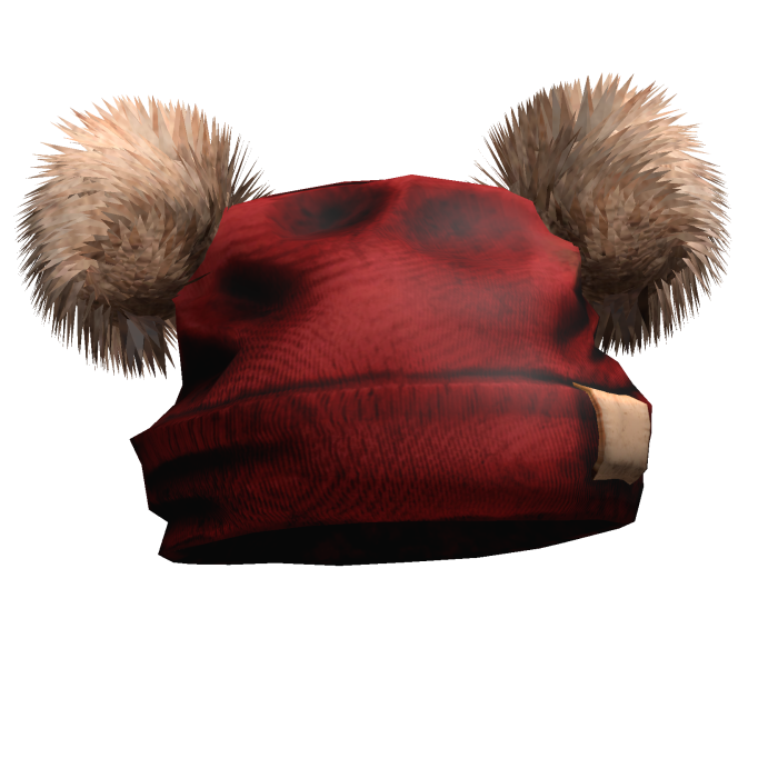 Y2K Double Fur Pom Beanie (Red)