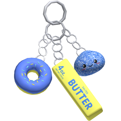 💙 Blue Needoh Butter Dumpling Squishy Keychain Roblox item
