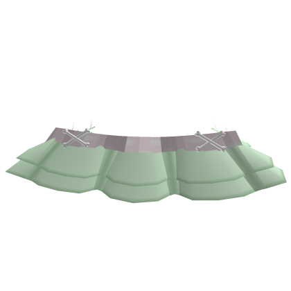 🎃♡ zombie kitty ruffled skirt