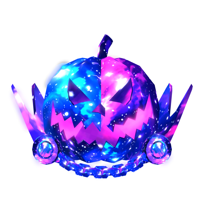 [ Emissive ] Galaxy Pumpkin Head