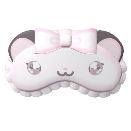 ♡ cutesy kawaii panda hamtaro sleeping mask
