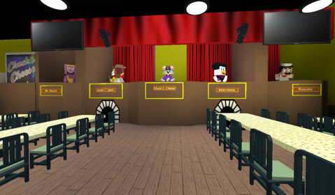  Chuck E Cheese with Old balcony stage