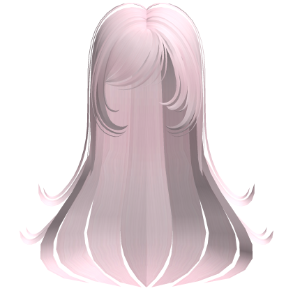 ♡ sleepy long straight hair (hair) Roblox item
