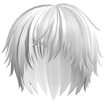 white low spiky emo boy hair