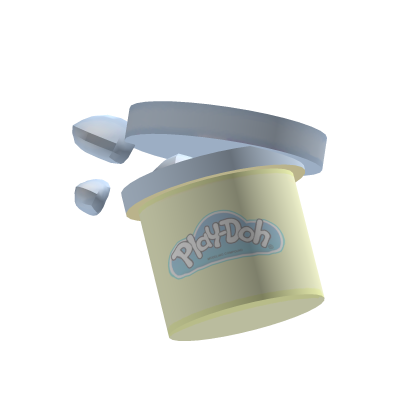 cutesy yummy blue raspberry play clay