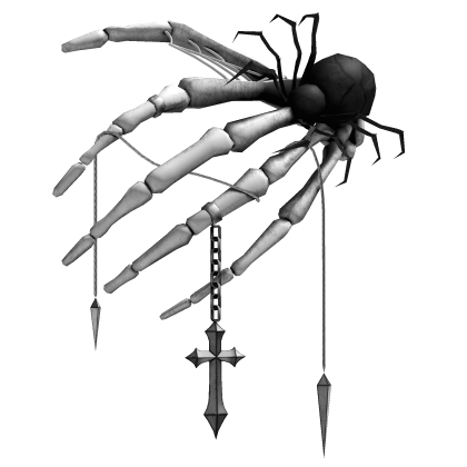 Haunted Spider Skeleton Hand